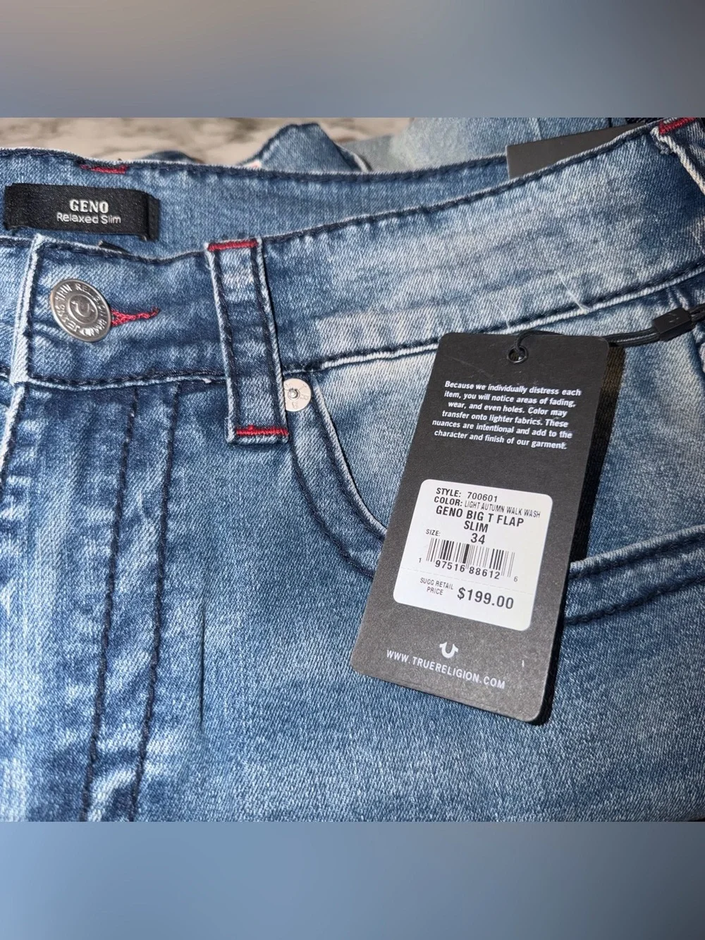 True Religion mens jeans